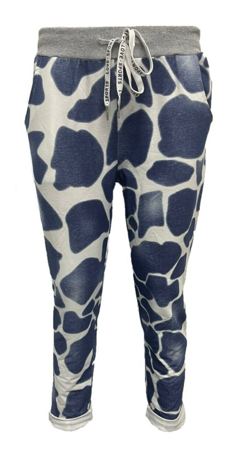 Women's Italian Ladies Cotton Casual Summer Trouser Women Jogger Beach Pants