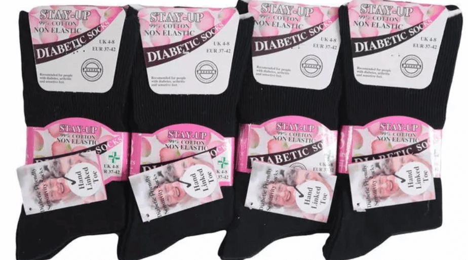 Womens Socks Ladies Socks 100% Luxury Cotton Soft Socks Sizes 4-8 - Comfyfit ltd