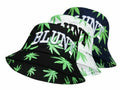 Colourful Cannabis Hemp weed Leaf Bucket hats  festival holiday sun hats