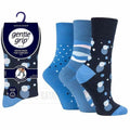 NEW LADIES GENTLE GRIP NON ELASTIC SOCKS DIABETIC SOFT COTTON WINTER WARM SOCKS