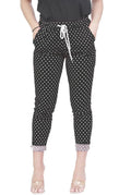 Women's Italian Causal Stretch Magic Polka & Zebra Print Trouser SummeDESCRIPTION :
New Fashion.Made in Italy.Brand New Condition with tags.Excellent Premium Quality.Plain Summer Colors.2 side pocket 2 back pocket.Elastic waist drawstr