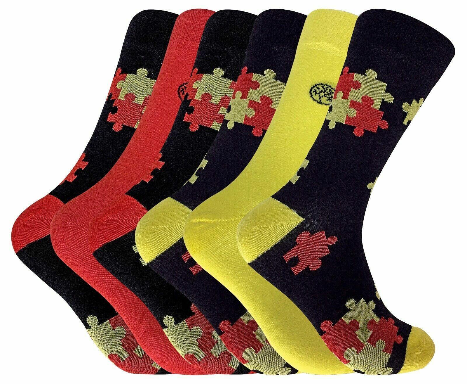  Bamboo Socks For Men 12 Pairs Alexander Green Luxury Stripes Pattern Size UK 7-11 - Comfyfit ltd
