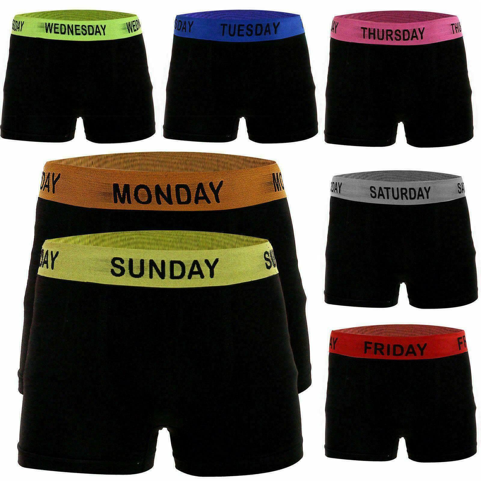 Men's 7 Days Of The Week Comfort Fit Boxer Shorts Underwear & Socks Gift Set