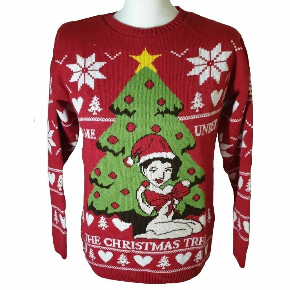 New Unisex Ugly Knitted Christmas Sweater Pullover Funny Ugly Women Men Xmas Top